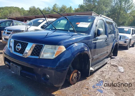 2007 Nissan Pathfinder Se из США, поврежденный, VIN 5N1AR18W07C632963
